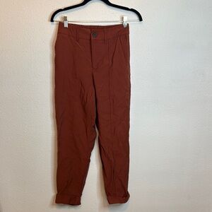 A New Day Reddish Brown Rolled Trousers Size 4